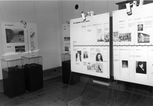 Les principaux exhibits de la première exposition permanente organisée à l’Île-des-Moulins en 1978 sous les auspices du MAC.