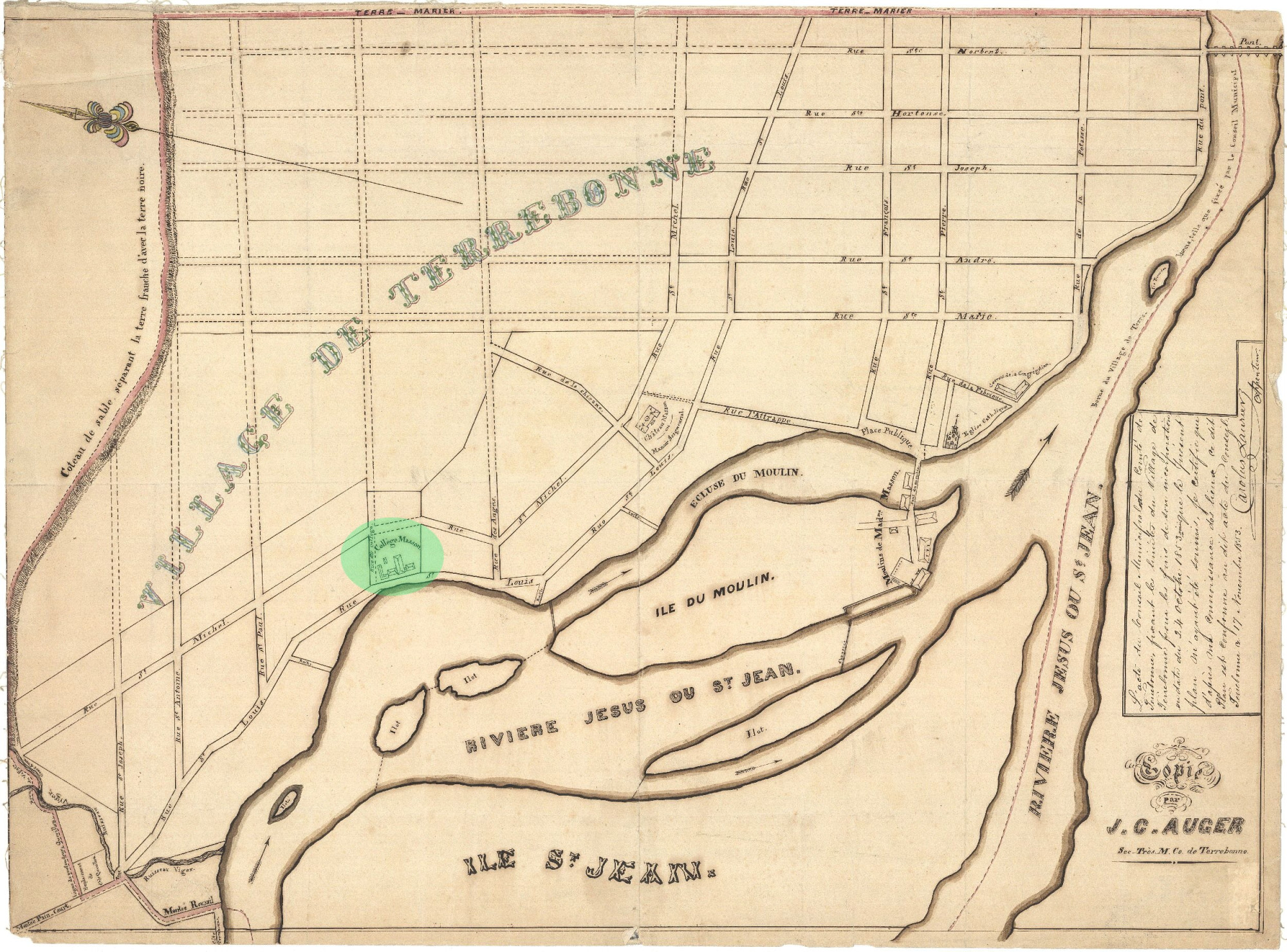 Geneviève Sophie Raymond, veuve Masson, seigneuresse