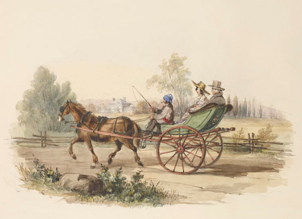 Un premier service postal